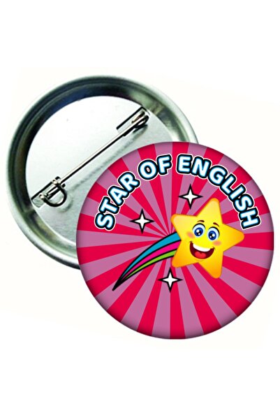 15 Pieces - Star Of Englısh Student Badge