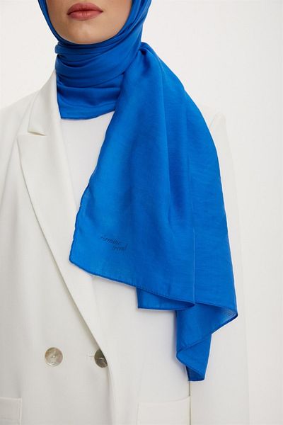 Armine Trend Işıl Shawl 5 - Bumbac - Atsısl-554 - Albastru