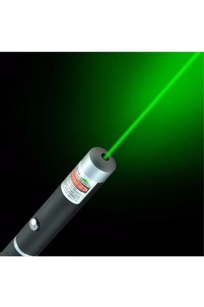 UDATOYS Yeşil Lazer Green Laser Pointer Özel Kutulu 5 Farklı Yansıtıcı Başlıklı