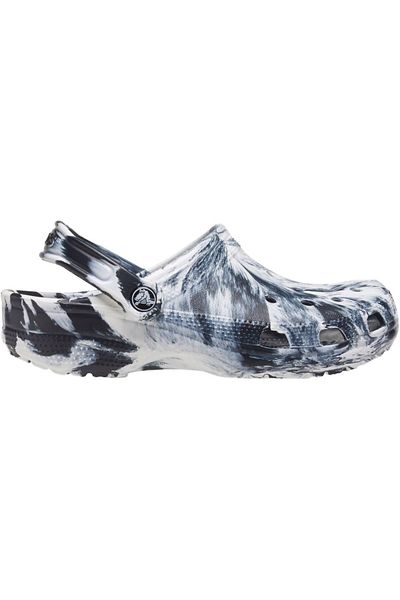 Crocs Classic Marbled Clog Unisex White Sandals & Slippers206867-103