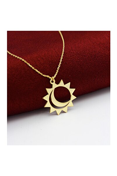 Bet Silver&More Güneş Ay Kolye 925 Ayar Gümüş