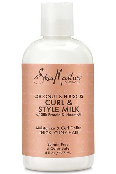 Shea Moisture Coconut & Hibiscus Durulanmayan Şekillendirici Saç Bakım Sütü 237ml