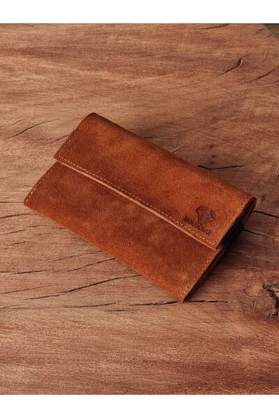 English Leather Tütün Kesesi Cüzdan Tütün Çantası Kartlıklı %100 Gerçek Süet Deri