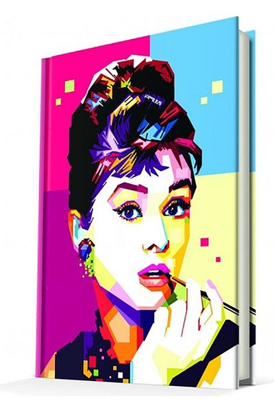 DEFFTER Pop Art Audrey Hepburn Notebook