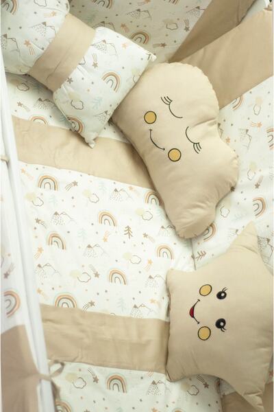 Kista Baby Rainbow Brown Baby Sleeping Duvet Cover Set - 80X140