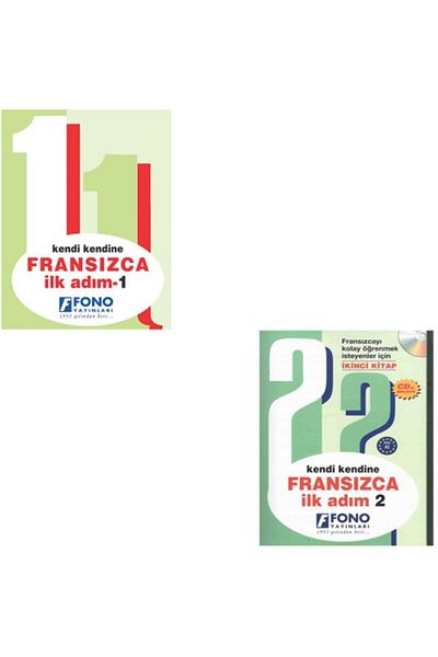 Fono Yayınları Self French First Step 1 - 2 / Voice Book