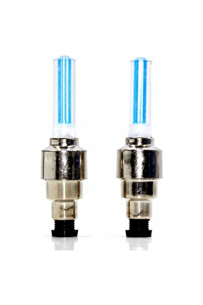 Adil Baba 2 Adet Işıklı Sibop Kapağı Fotosel Ve Hareket Sensörlü Bisiklet Jant Işığı Araç Sibop Işığı