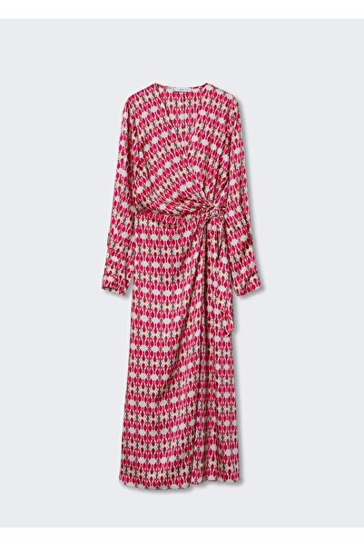 MANGO Woman Desenli Dökümlü Elbise