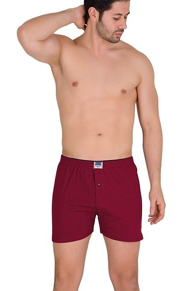Berrak Ανδρικό χτενισμένο βαμβακερό κουμπιά Boxer 3 τεμαχίων
