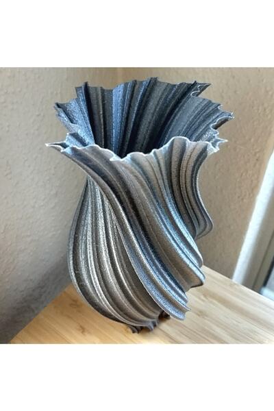 TuransoyCraft Waves Dekoratif Modern Vazo