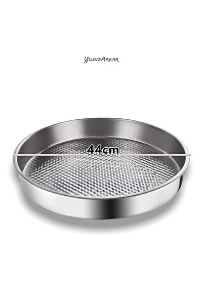 Genel Markalar Paslanmaz Çelik Çiğ Köfte Leğeni Tepsisi 44cm