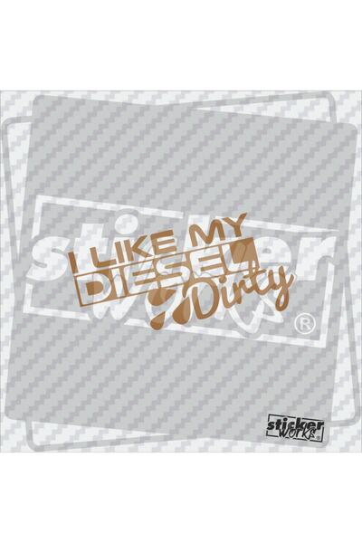 Sticker Works أنا أحب ملصق ديزل القذر الخاص بي