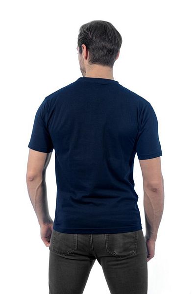 Şensel Μπλουζάκι Crew Neck, Navy Blue -112e245- Μπλουζάκι με λαιμόκοψη