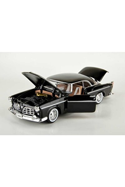 Motor Max Motormax 1:24 1955 Chrysler C300 -siyah Model Araba