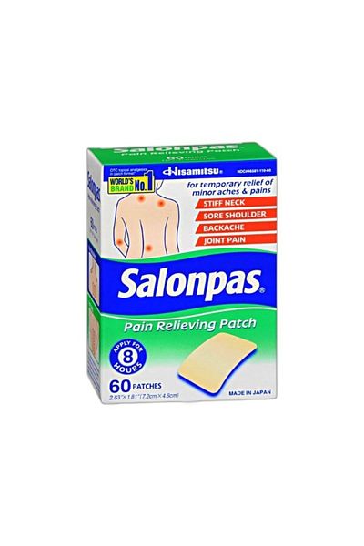 Salonpas 60 رقعة لتخفيف الألم