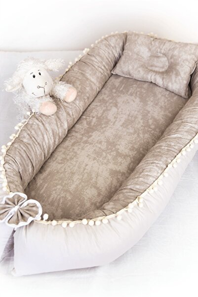 Babynest Yatak Ve Ortopedik Yastık Natural Ponpon Seri