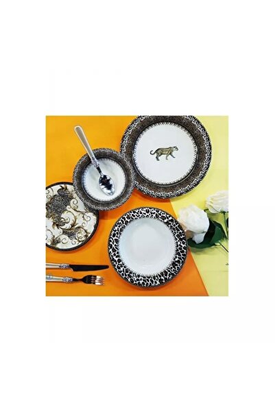 BİEV Leopar 6 Kişilik 24 Parça Yemek Takımı Msyt077