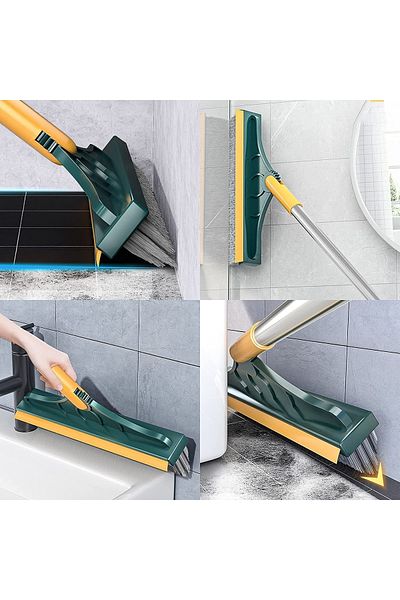 Ekostem Triangle Hard Ended Floor Corner Cleaning Brush with Rotating Head