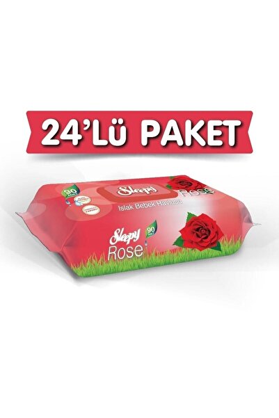 Sleepy Gül Kokulu Islak Havlu 24x90 Lı 24 Paket 2160 Yaprak