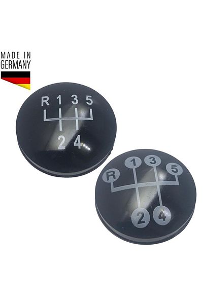 EXPORT Manual 5 Forward Gear Shift Knob Plate Black Compatible with Opel Vectra B, Corsa C, Meriva A, Astra G