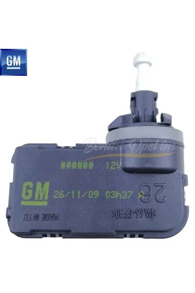 GM Xenonsuz Far Ayar Motoru Opel Corsa D, Meriva A, Tigra B, Vectra C Orijinal