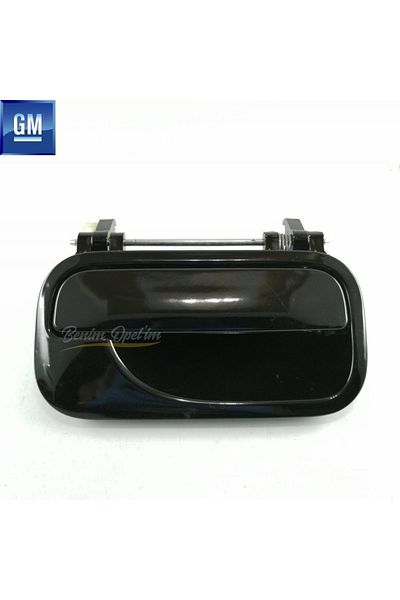 GM Opel Vectra B Compatible Non-Perforated Right Door Outer Opening Handle Black Original