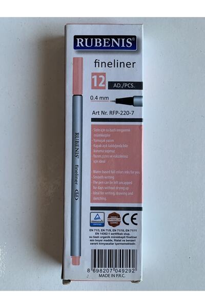 Rubenis 0.4mm Fineliner Kalem 12 Adet Rfp-220