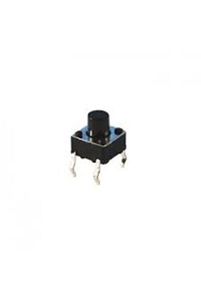 Genel Markalar IC-200 6x6 4mm Şaseli Mantar Kafalı Buton - 5 Li Paket Halinde
