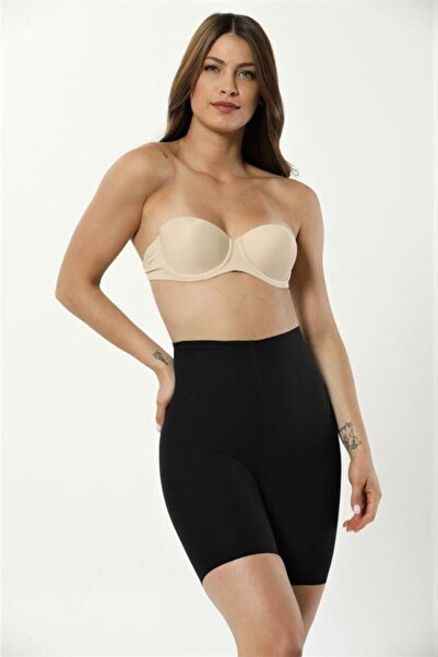 by İGP Corset Ghost lung, negru, fără urme, tăiat cu laser, pentru femei