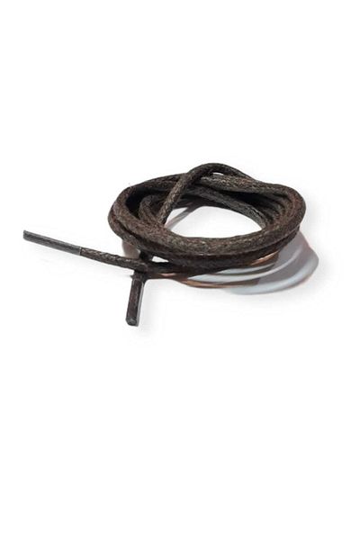 ÜNKUNDER 100 Cm Brown Waxed Round Shoelaces