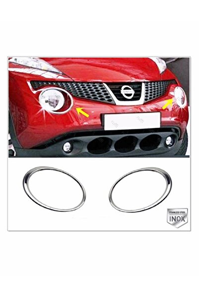 FAMS OTO AKSESUAR Nissan Juke Krom Far Çerçevesi 2 Prç, 2010-2014 Arası P, Çelik