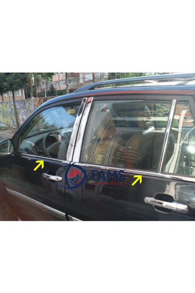 FAMS OTO AKSESUAR Chery Tiggo Krom Cam Çıtası 4 Parça 2008-2014 Arası Uyumlu ...