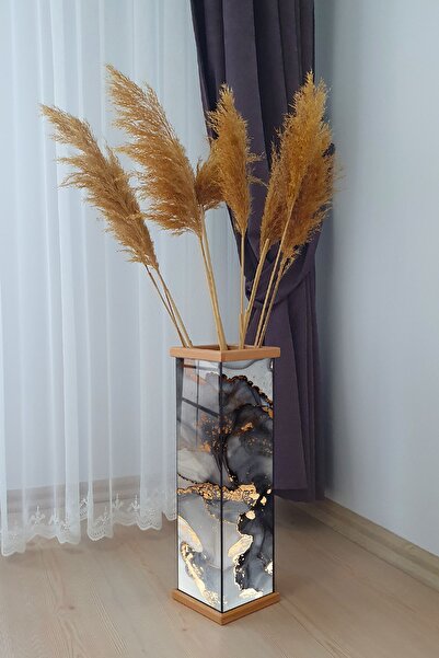 Decorita ستارك ماربل - مزهرية زجاجية للنباتات الجافة