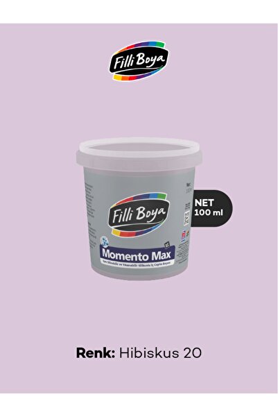 Filli Boya Momento Max Soft Mat 100 ml Hibiskus 20 Ilham Paketi