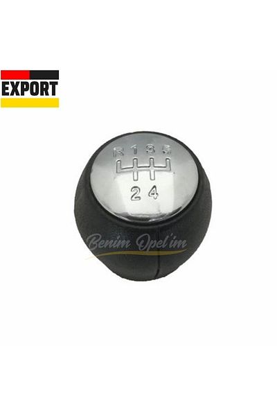 EXPORT 5 Forward Manual Gear Shift Knob Silver Opel Astra F-astra G-zafira A-calibra Compatible