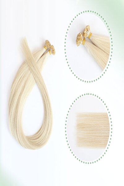 HalitCan HairKing Birinci Kalite Double Özbek Platin Saçı 70cm 200 Adet (120g...