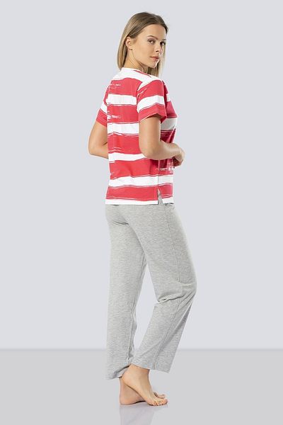 TÜREN Women's Striped Pajama Set