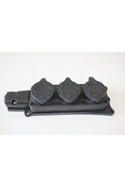 ST 3 Lü Priz Başlığı Kapaklı Siyah