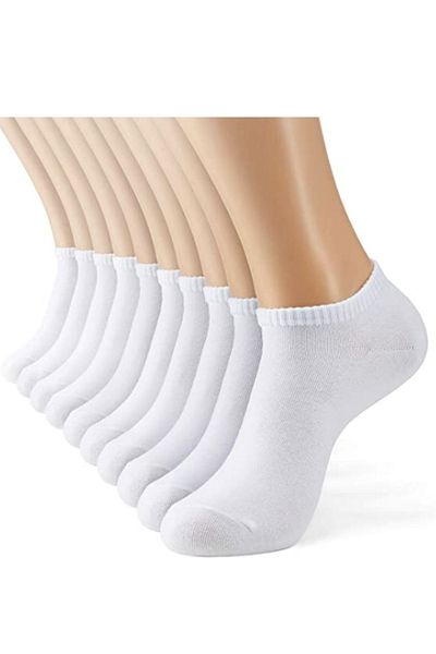 socksbox 10 Συσκευασία Invisible Sneaker Socks/λευκό/35-39