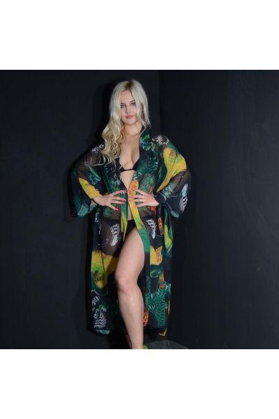 Tedz Collection Paredora Jamaica Kimono Pareo