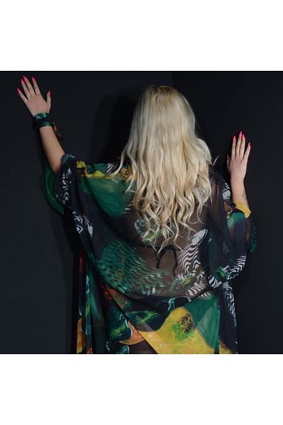 Tedz Collection Paredora Jamaica Kimono Pareo