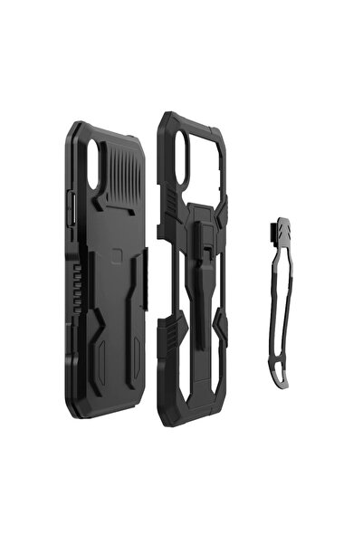 Smart Tech Iphone Xs Max Uyumlu Zırh Tank Kılıf Yüksek Koruma