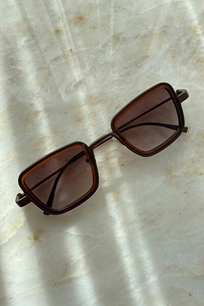 mylove Metal Framed Iris Sunglasses Brown