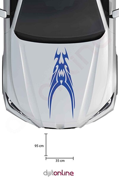 Dijitonline Autocolant Tribal pentru Banchetă Benzină Auto 95x35 Cm