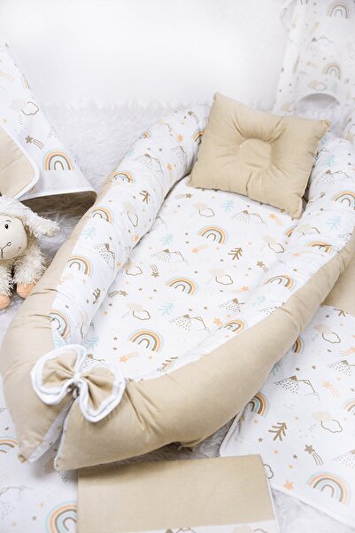 Babynest Yatak ve Ortopedik Yastık Gökkuşağı Bej