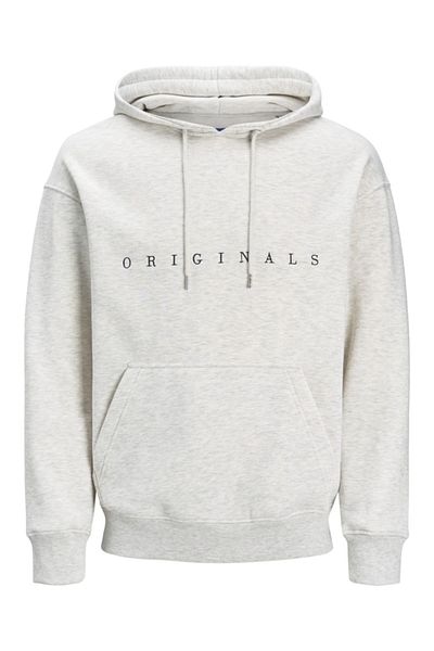 Jack & Jones Men's Copenhagen Sweatshirt Loopback Relaxed Fit Hoodie - 12176864