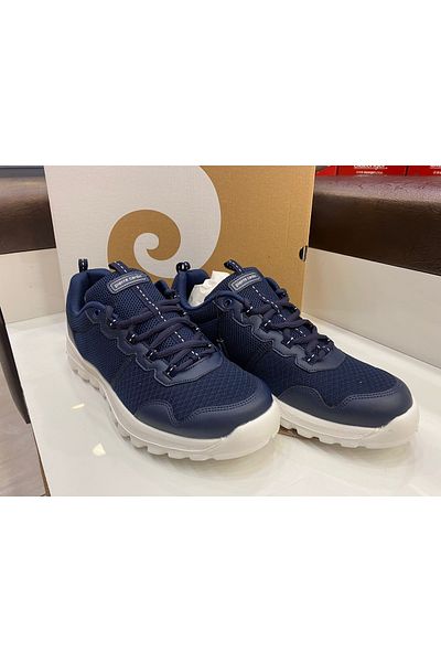 Pierre Cardin Pantofi de sport pentru bărbați, cu talpă ușoară, ortopedică, cu plasă albastru bleumarin, pentru utilizare zilnică PC-31120