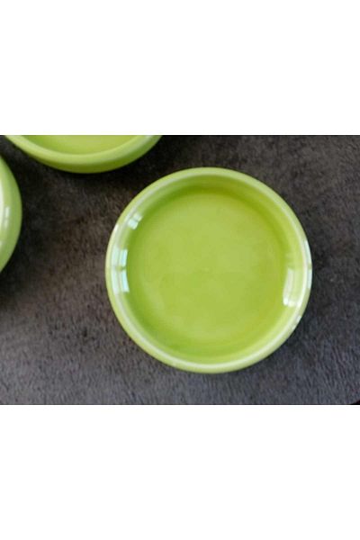 Hipatya Coffee Side 6-Piece Green Stylish Presentation Turkish Delight Bowl