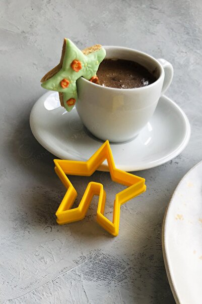 CESTOPİENO شكل عجين على شكل نجمة زجاجية / كوكي / سيراميك / لعبة