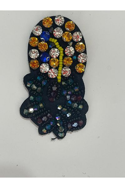 Gönülden Tasarım 4x8 Cm Stone Emblem Patch Applique